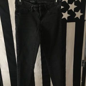 Mid-Rise Black Skinny Jeans